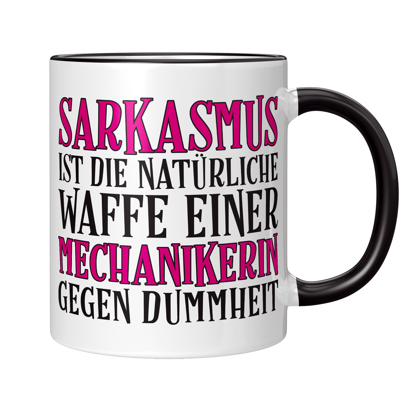 Mechaniker Tasse - Sarkasmus einer Mechanikerin (KFZ-Mechaniker, Geschenk)