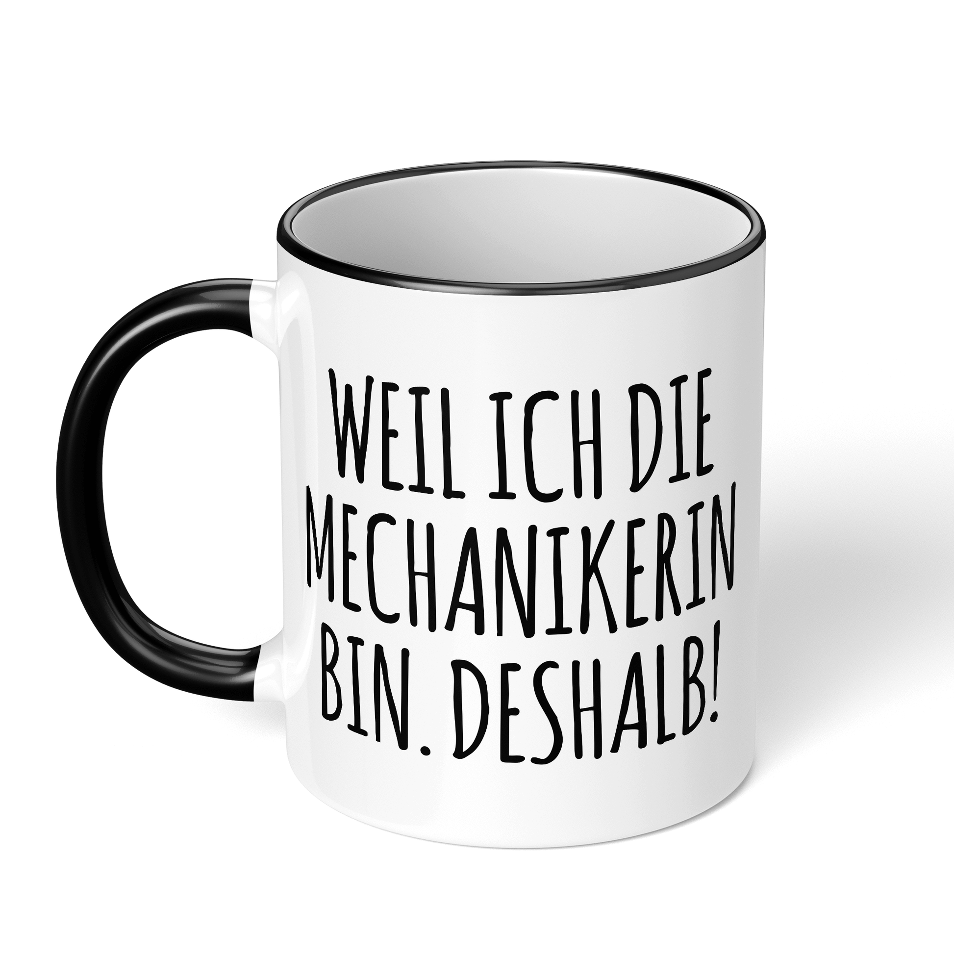 CupHaven® Mechaniker Tasse - Weil ich die Mechanikerin bin. Deshalb! - Geschenk für Mechaniker und Mechanikerinnen