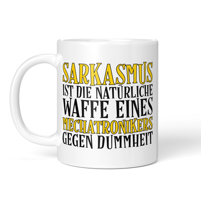 CupHaven® Mechatroniker Tasse - Sarkasmus eines Mechatronikers - Geschenk für Mechatroniker und Mechatronikerinnen