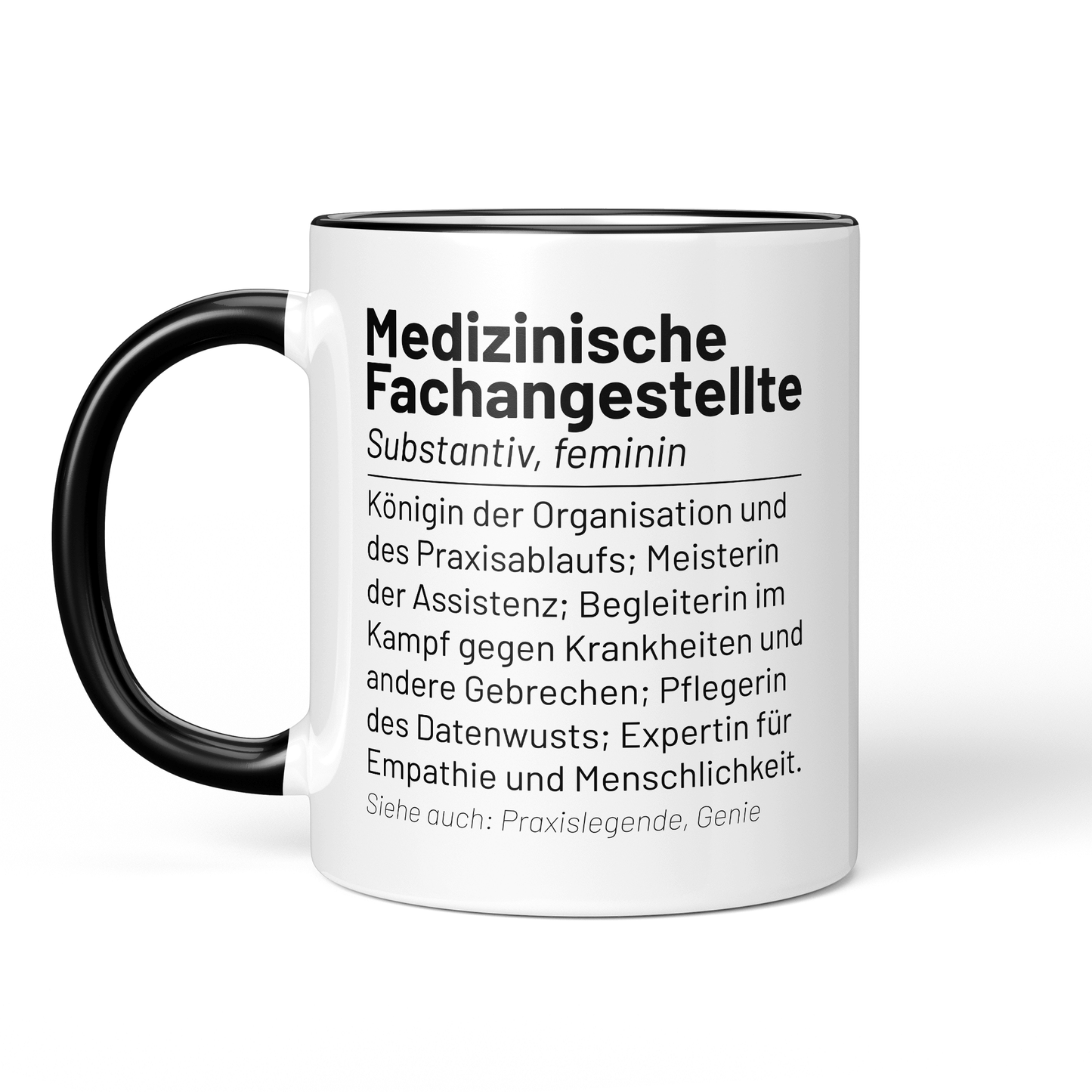 CupHaven® MFA Tasse - Wörterbuch "Medizinische Fachangestellte" - Geschenk für Medizinische Fachangestellte und Arzthelferinnen