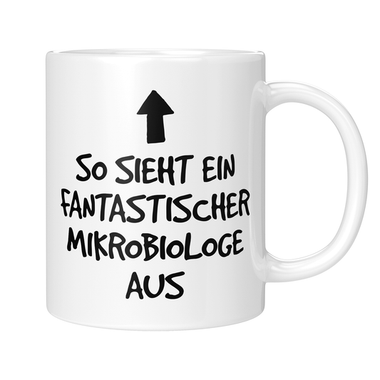 CupHaven® Mikrobiologie Tasse - Fantastischer Mikrobiologe - Geschenk für Mikrobiologen und Mikrobiologinnen