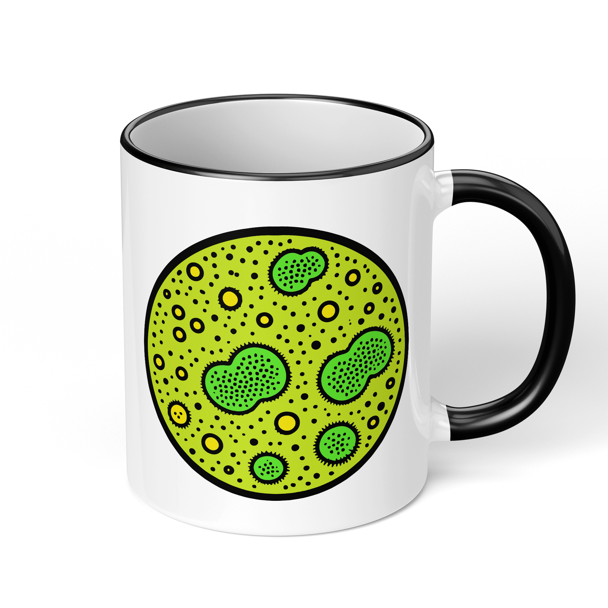 CupHaven® Mikrobiologie Tasse - Kultivierte Petrischale - Geschenk für Mikrobiologen und Mikrobiologinnen