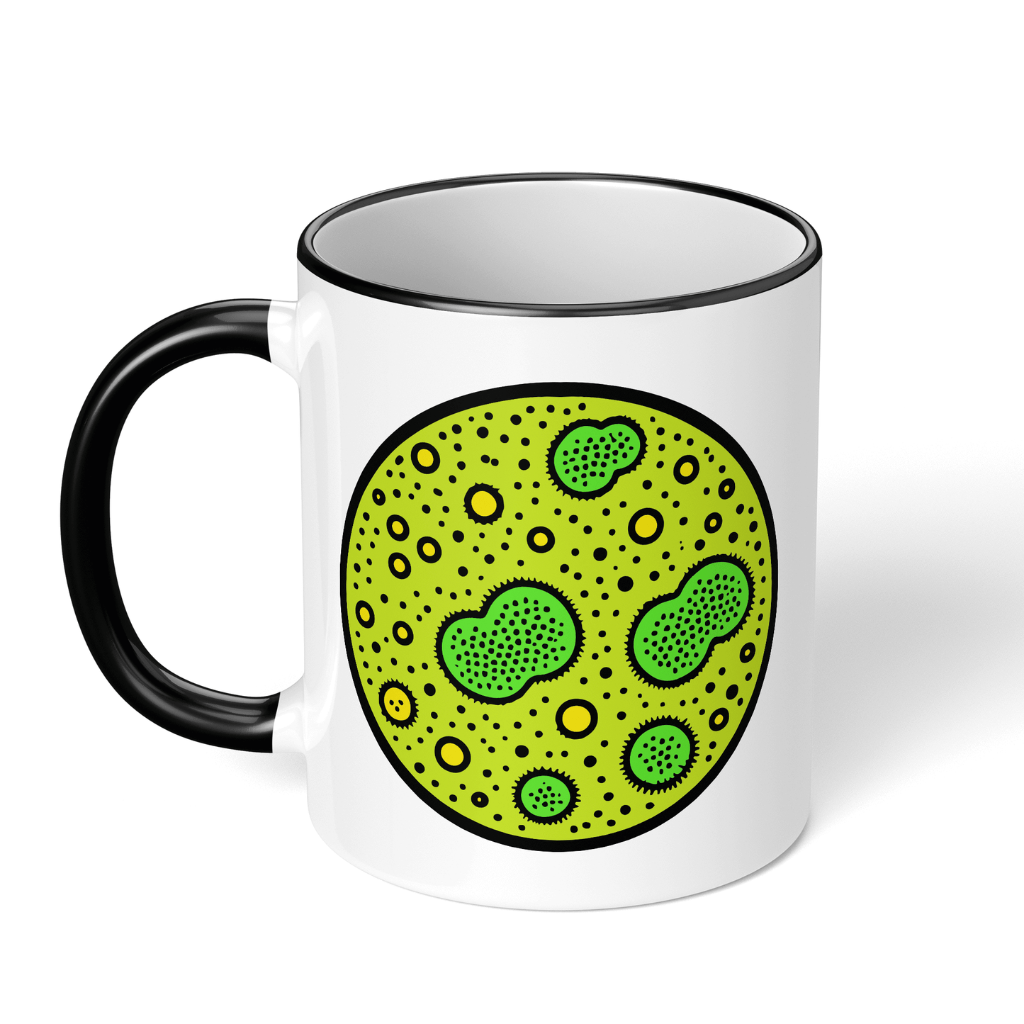 CupHaven® Mikrobiologie Tasse - Kultivierte Petrischale - Geschenk für Mikrobiologen und Mikrobiologinnen