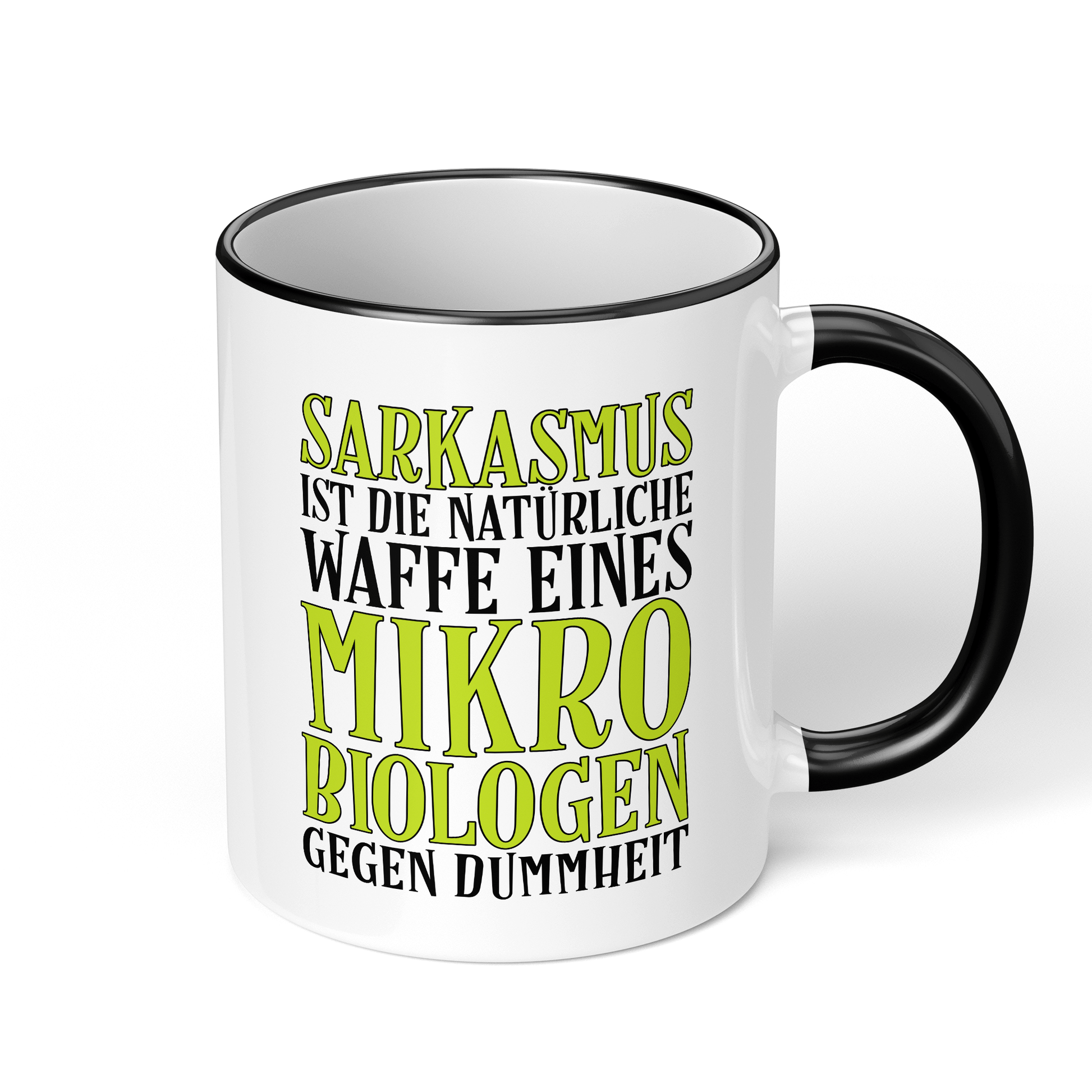 CupHaven® Mikrobiologie Tasse - Sarkasmus eines Mikrobiologen - Geschenk für Mikrobiologen und Mikrobiologinnen
