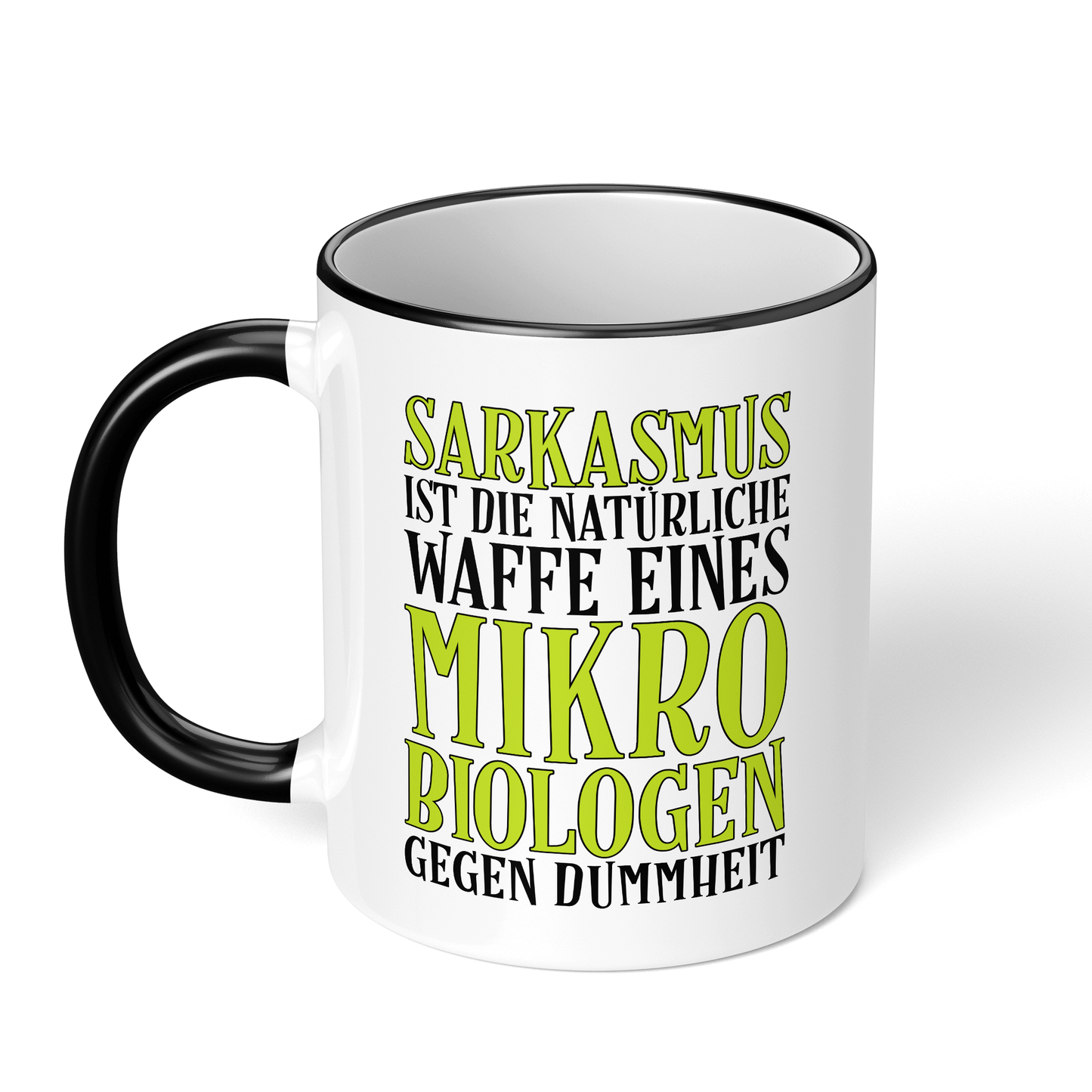 CupHaven® Mikrobiologie Tasse - Sarkasmus eines Mikrobiologen - Geschenk für Mikrobiologen und Mikrobiologinnen