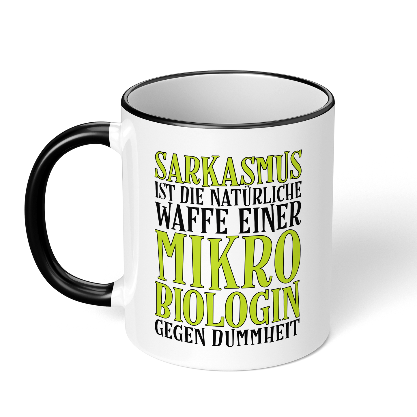 CupHaven® Mikrobiologie Tasse - Sarkasmus einer Mikrobiologin - Geschenk für Mikrobiologen und Mikrobiologinnen