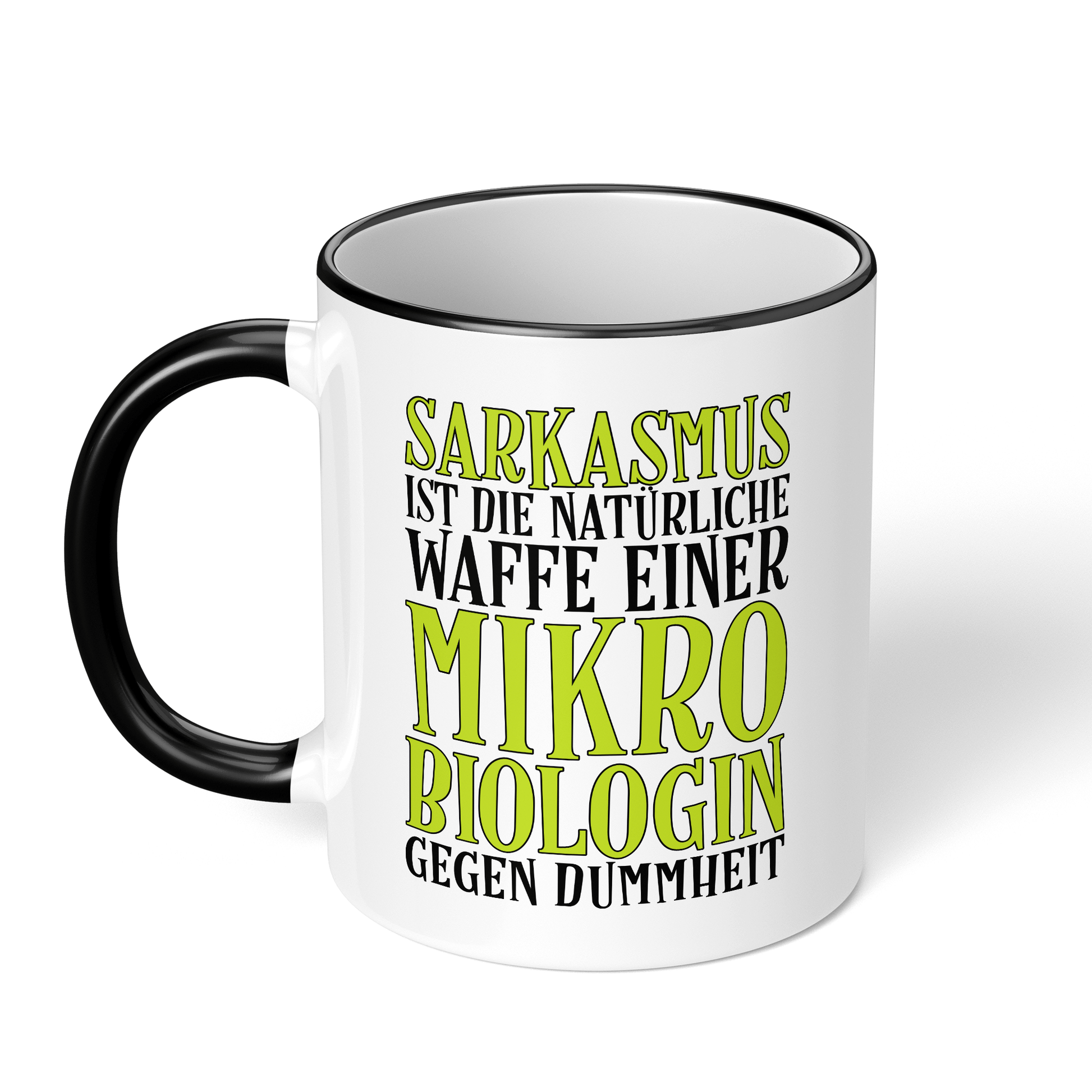 CupHaven® Mikrobiologie Tasse - Sarkasmus einer Mikrobiologin - Geschenk für Mikrobiologen und Mikrobiologinnen
