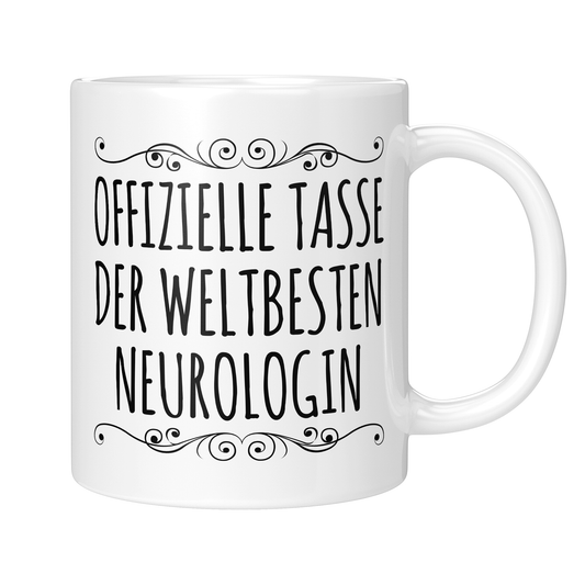 CupHaven® Neurologie Tasse - Weltbeste Neurologin - Geschenk für Neurologen und Neurologinnen