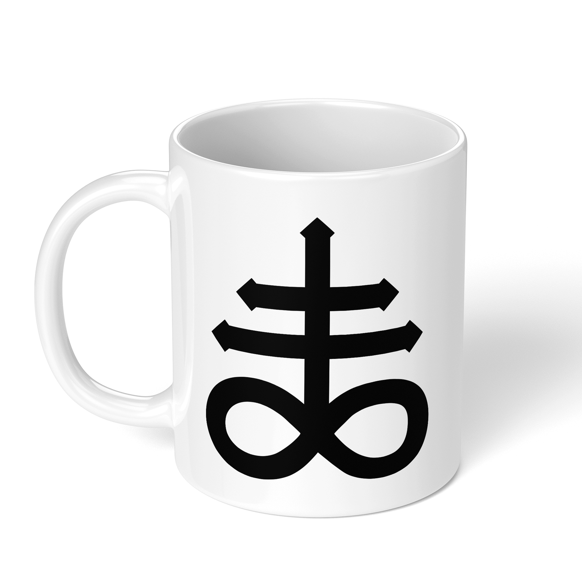 CupHaven® Okkultismus Tasse - Leviathan-Kreuz - Geschenk für Fans von Esoterik, Satanismus und dem Okkulten
