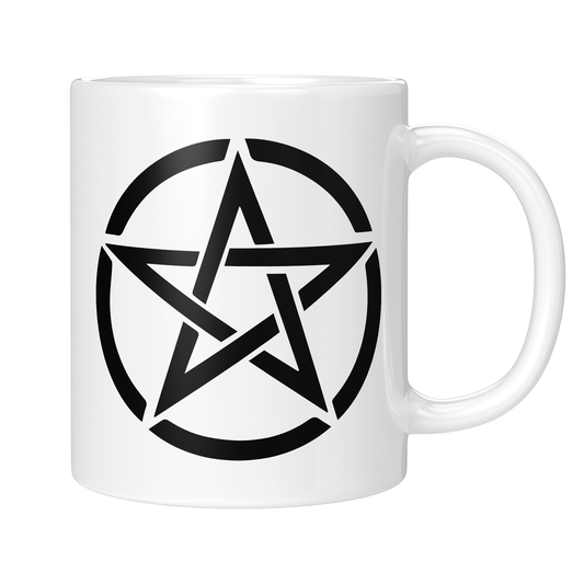 CupHaven® Okkultismus Tasse - Pentagramm - Geschenk für Fans von Esoterik, Satanismus und dem Okkulten