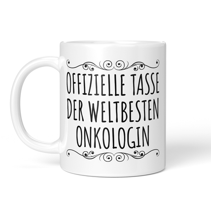 CupHaven® Onkologie Tasse - Weltbeste Onkologin - Geschenk für Onkologen und Onkologinnen