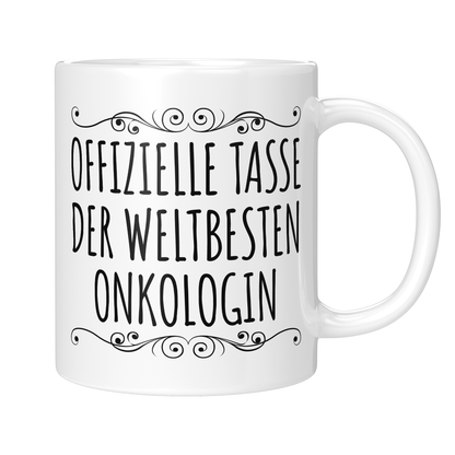 CupHaven® Onkologie Tasse - Weltbeste Onkologin - Geschenk für Onkologen und Onkologinnen