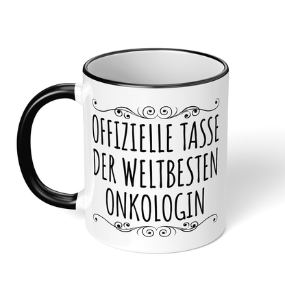 CupHaven® Onkologie Tasse - Weltbeste Onkologin - Geschenk für Onkologen und Onkologinnen