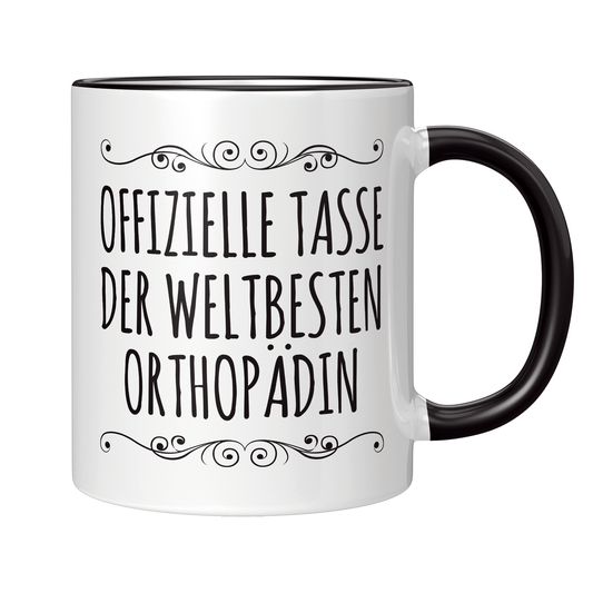 Orthopäde Tasse - Weltbeste Orthopädin (Orthopädie, Geschenk)