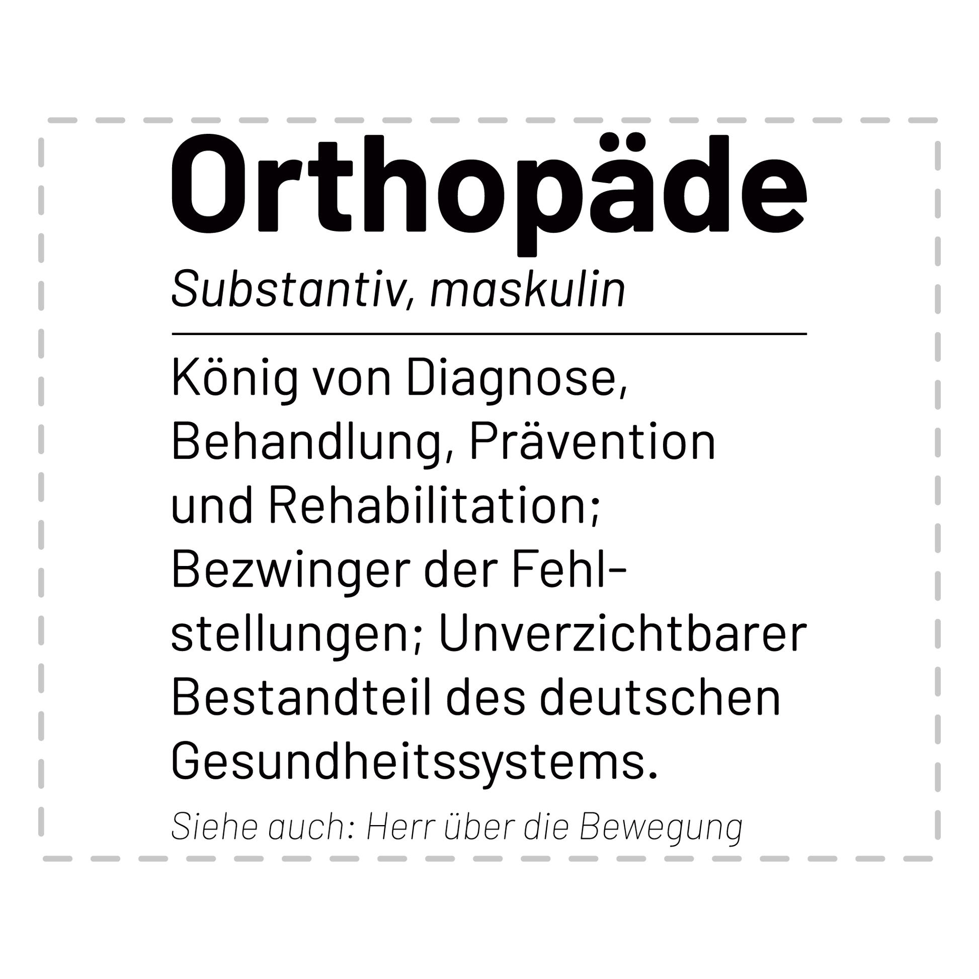 Orthopäde Tasse - Wörterbuch "Orthopäde" (Orthopädin, Orthopädie, Geschenk)