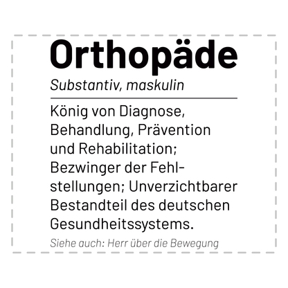 Orthopäde Tasse - Wörterbuch "Orthopäde" (Orthopädin, Orthopädie, Geschenk)