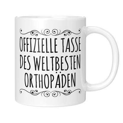 CupHaven® Orthopädie Tasse - Weltbester Orthopäde - Geschenk für Orthopäden und Orthopädinnen