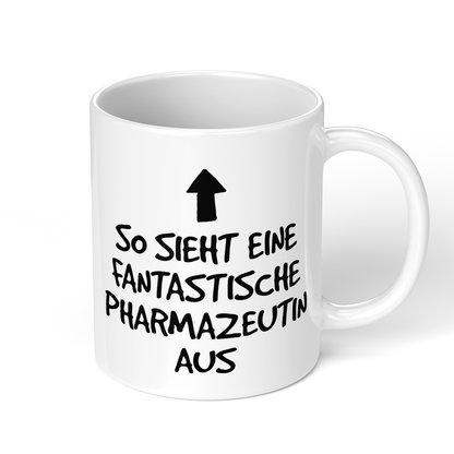 CupHaven® Pharmazie Tasse - Fantastische Pharmazeutin - Geschenk für Pharmazeuten und Pharmazeutinnen