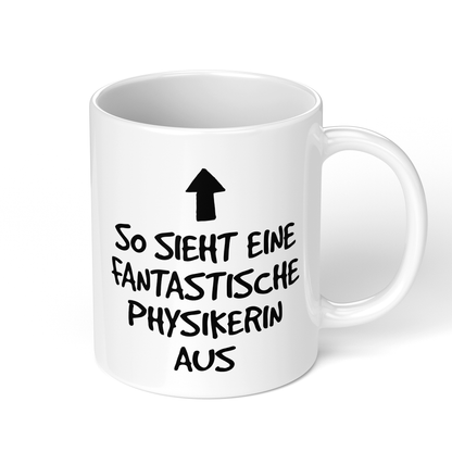 CupHaven® Physik Tasse - Fantastische Physikerin - Geschenk für Physiker und Physikerinnen