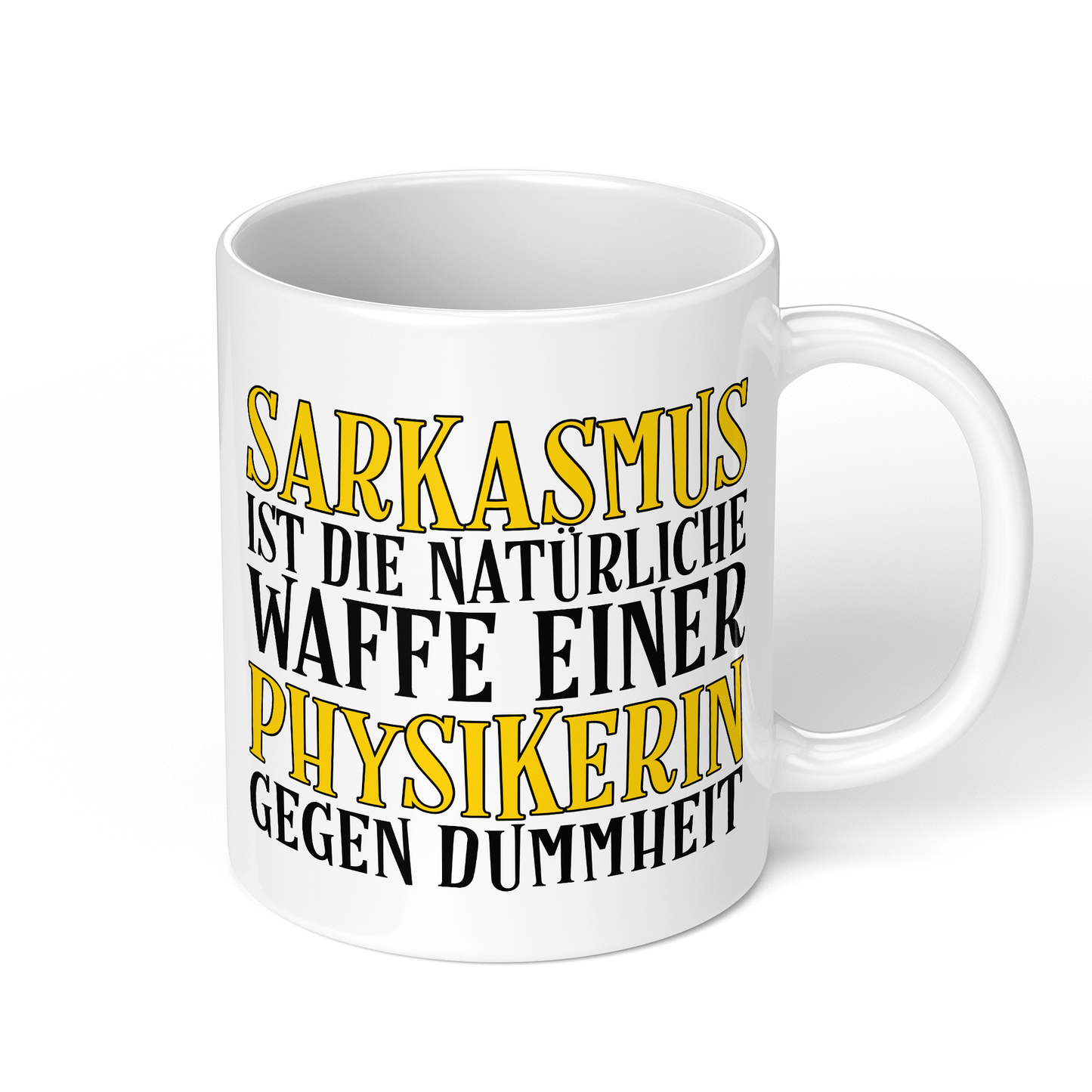 CupHaven® Physik Tasse - Sarkasmus einer Physikerin - Geschenk für Physiker und Physikerinnen