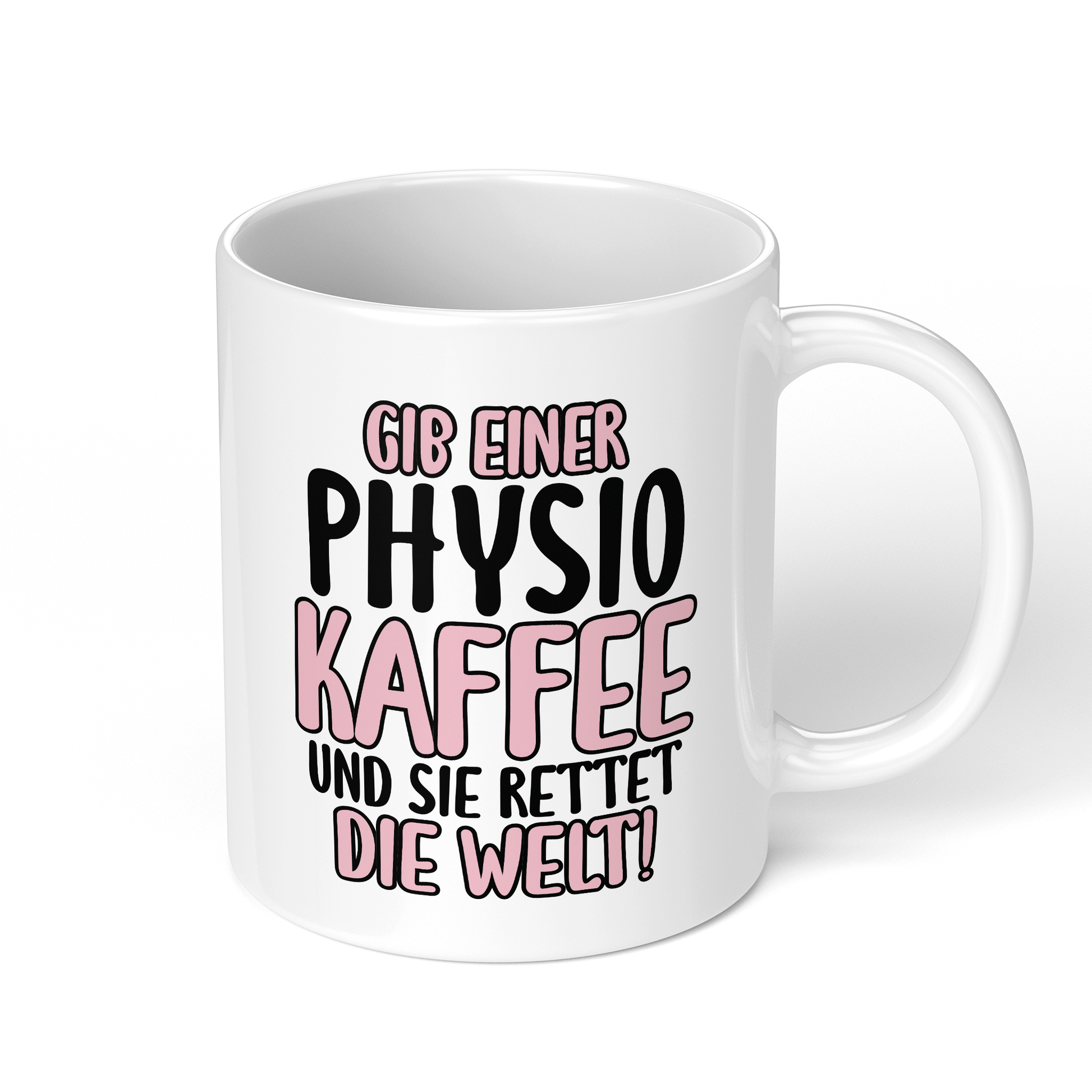 CupHaven® Physiotherapie Tasse - Gib einer Physio Kaffee - Geschenk für Physiotherapeuten und Physiotherapeutinnen