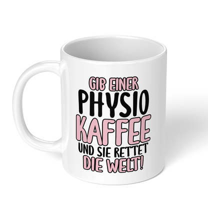 CupHaven® Physiotherapie Tasse - Gib einer Physio Kaffee - Geschenk für Physiotherapeuten und Physiotherapeutinnen