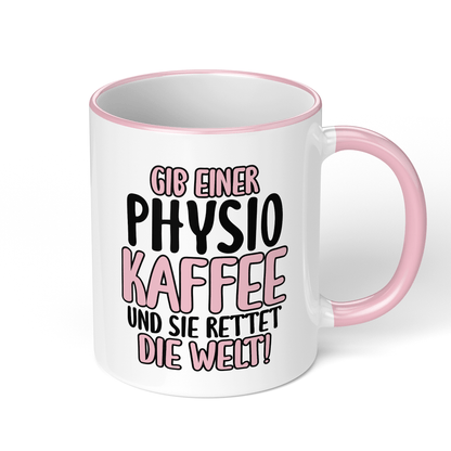 CupHaven® Physiotherapie Tasse - Gib einer Physio Kaffee - Geschenk für Physiotherapeuten und Physiotherapeutinnen