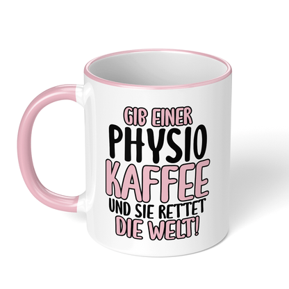 CupHaven® Physiotherapie Tasse - Gib einer Physio Kaffee - Geschenk für Physiotherapeuten und Physiotherapeutinnen