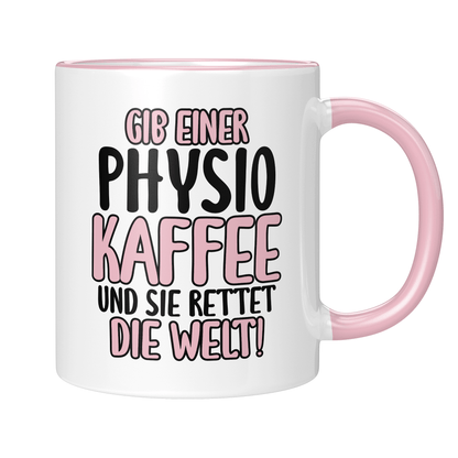 CupHaven® Physiotherapie Tasse - Gib einer Physio Kaffee - Geschenk für Physiotherapeuten und Physiotherapeutinnen