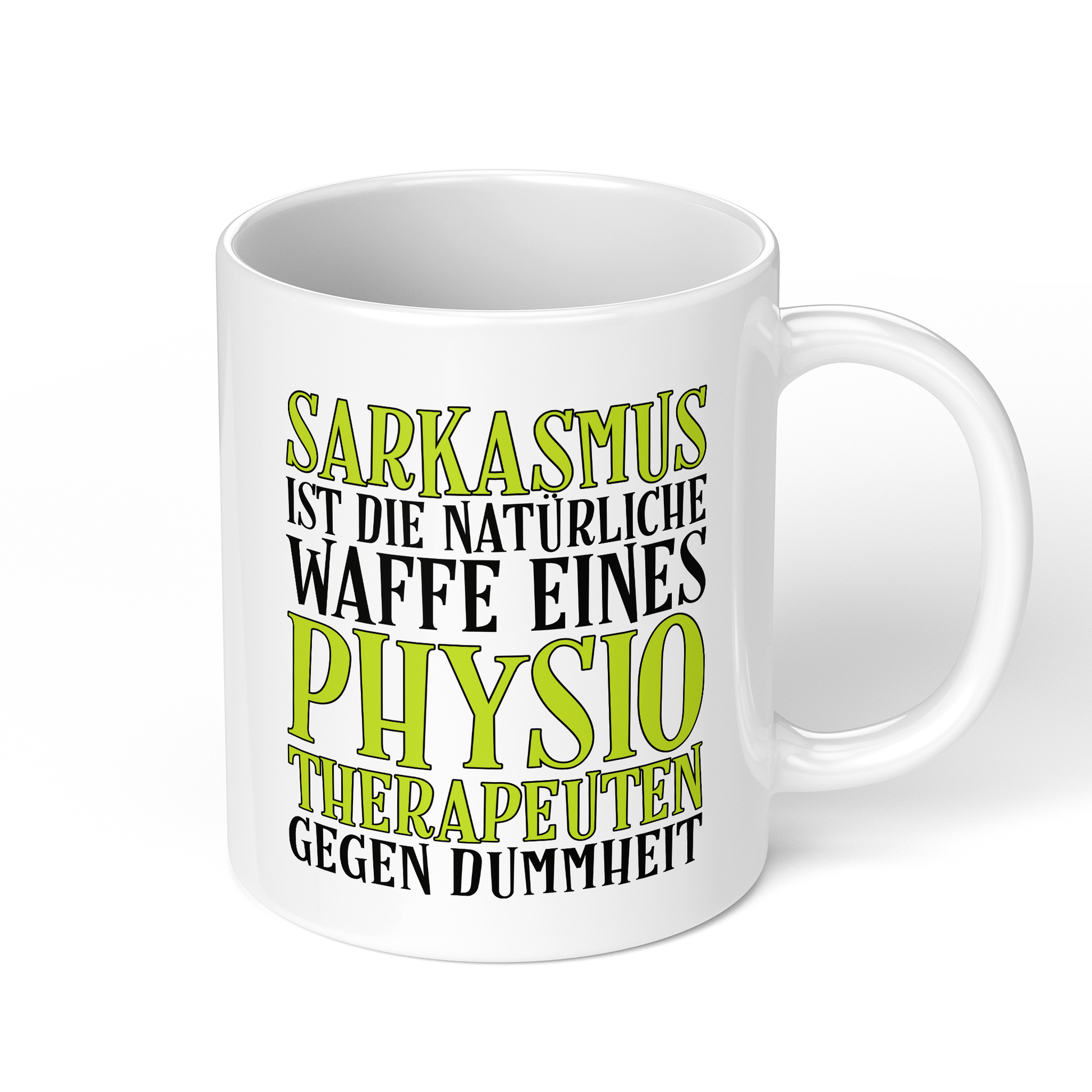 CupHaven® Physiotherapie Tasse - Sarkasmus eines Physiotherapeuten - Geschenk für Physiotherapeuten und Physiotherapeutinnen