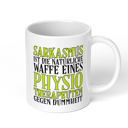 CupHaven® Physiotherapie Tasse - Sarkasmus eines Physiotherapeuten - Geschenk für Physiotherapeuten und Physiotherapeutinnen