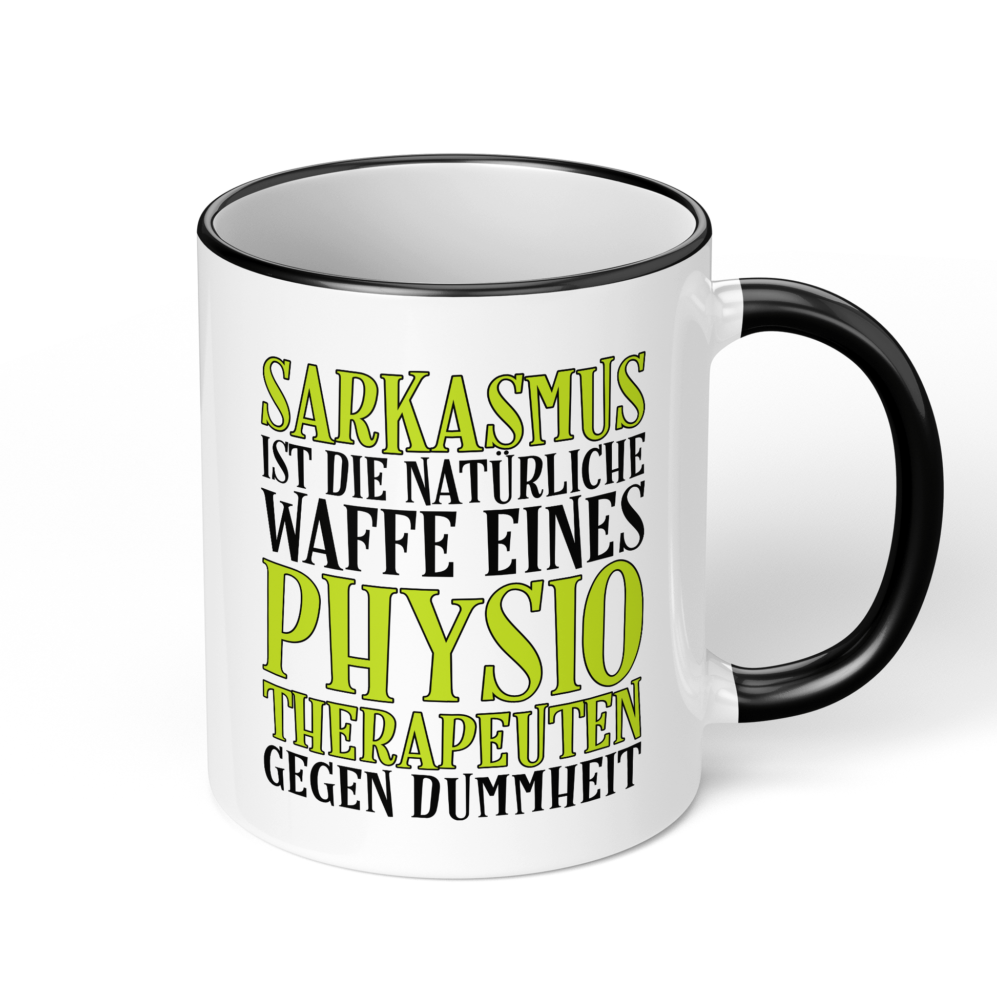 CupHaven® Physiotherapie Tasse - Sarkasmus eines Physiotherapeuten - Geschenk für Physiotherapeuten und Physiotherapeutinnen
