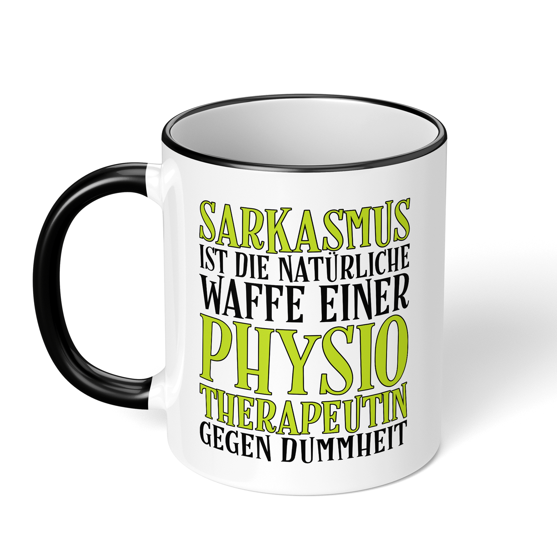 CupHaven® Physiotherapie Tasse - Sarkasmus einer Physiotherapeutin - Geschenk für Physiotherapeuten und Physiotherapeutinnen