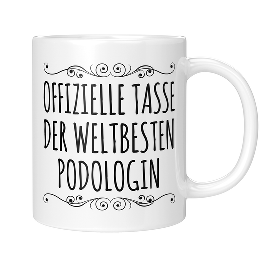 CupHaven® Podologie Tasse - Weltbeste Podologin - Geschenk für Podologen und Podologinnen