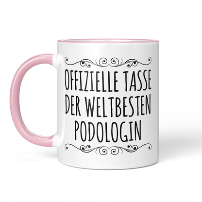 CupHaven® Podologie Tasse - Weltbeste Podologin - Geschenk für Podologen und Podologinnen