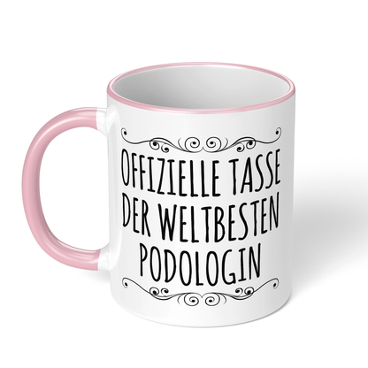 CupHaven® Podologie Tasse - Weltbeste Podologin - Geschenk für Podologen und Podologinnen
