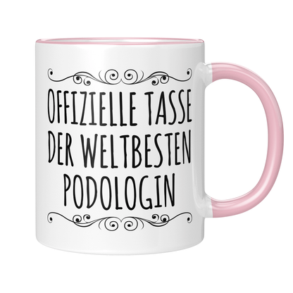 CupHaven® Podologie Tasse - Weltbeste Podologin - Geschenk für Podologen und Podologinnen