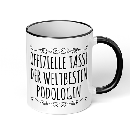CupHaven® Podologie Tasse - Weltbeste Podologin - Geschenk für Podologen und Podologinnen