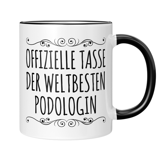 CupHaven® Podologie Tasse - Weltbeste Podologin - Geschenk für Podologen und Podologinnen