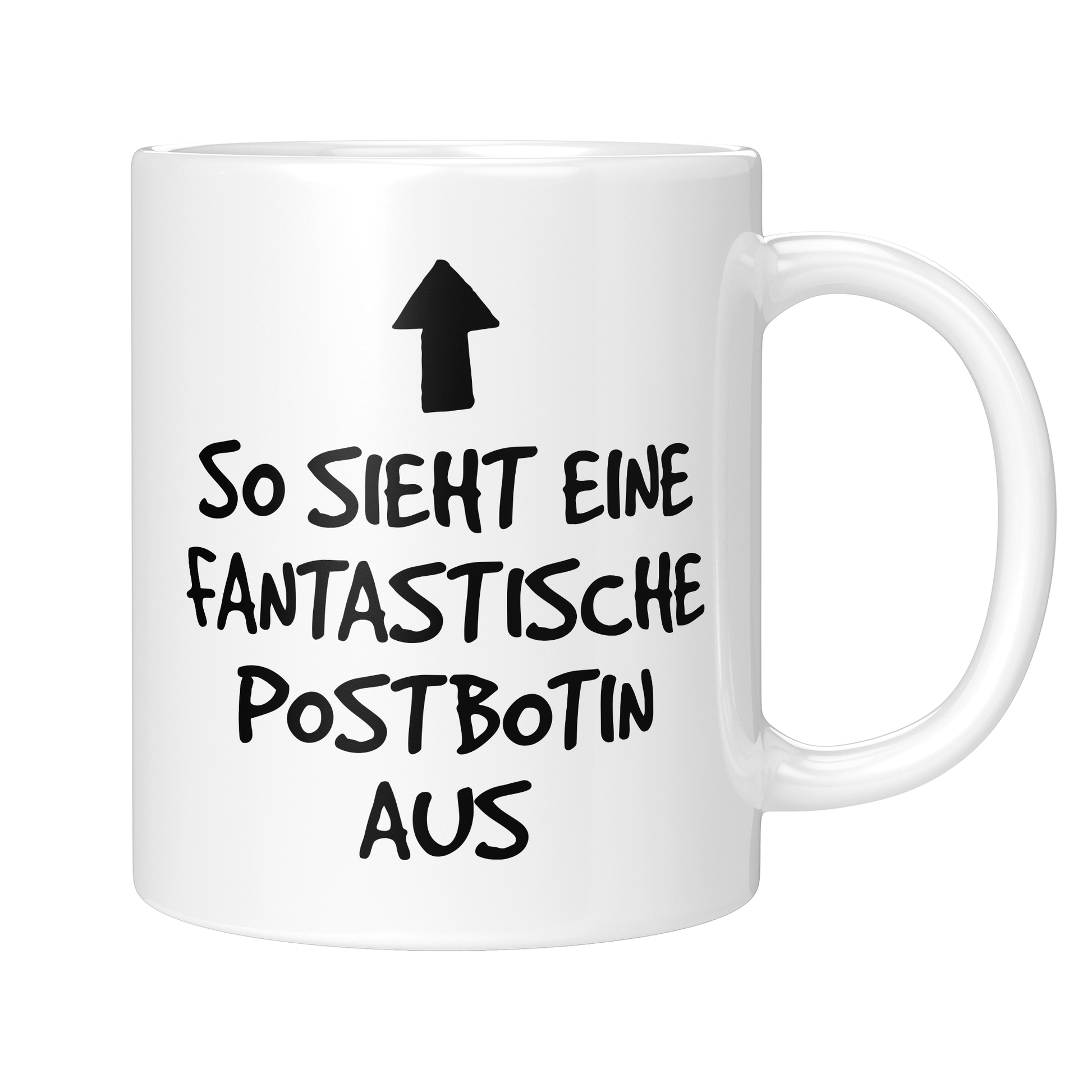 Postbote Tasse - Fantastische Postbotin (Briefträger, Zusteller, Geschenk)