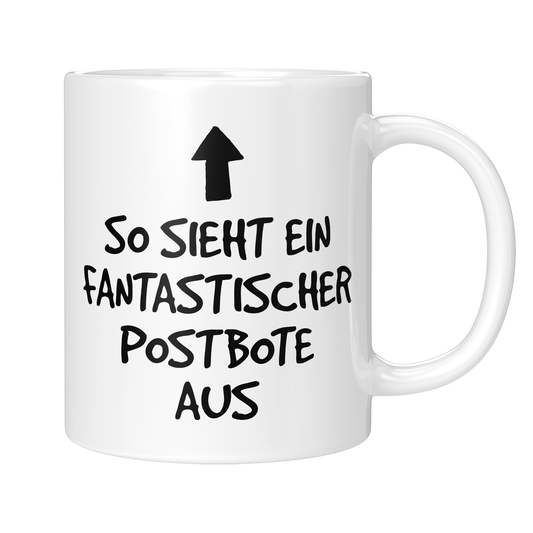 Postbote Tasse - Fantastischer Postbote (Postbotin, Briefträger, Zusteller, Geschenk)