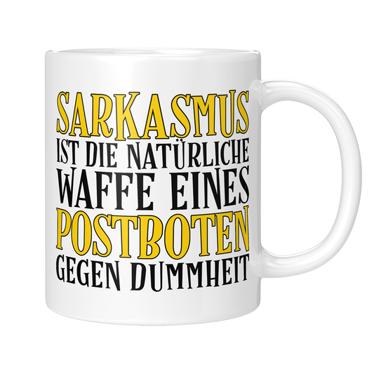 Postbote Tasse - Sarkasmus eines Postboten (Briefträger, Zusteller, Geschenk)