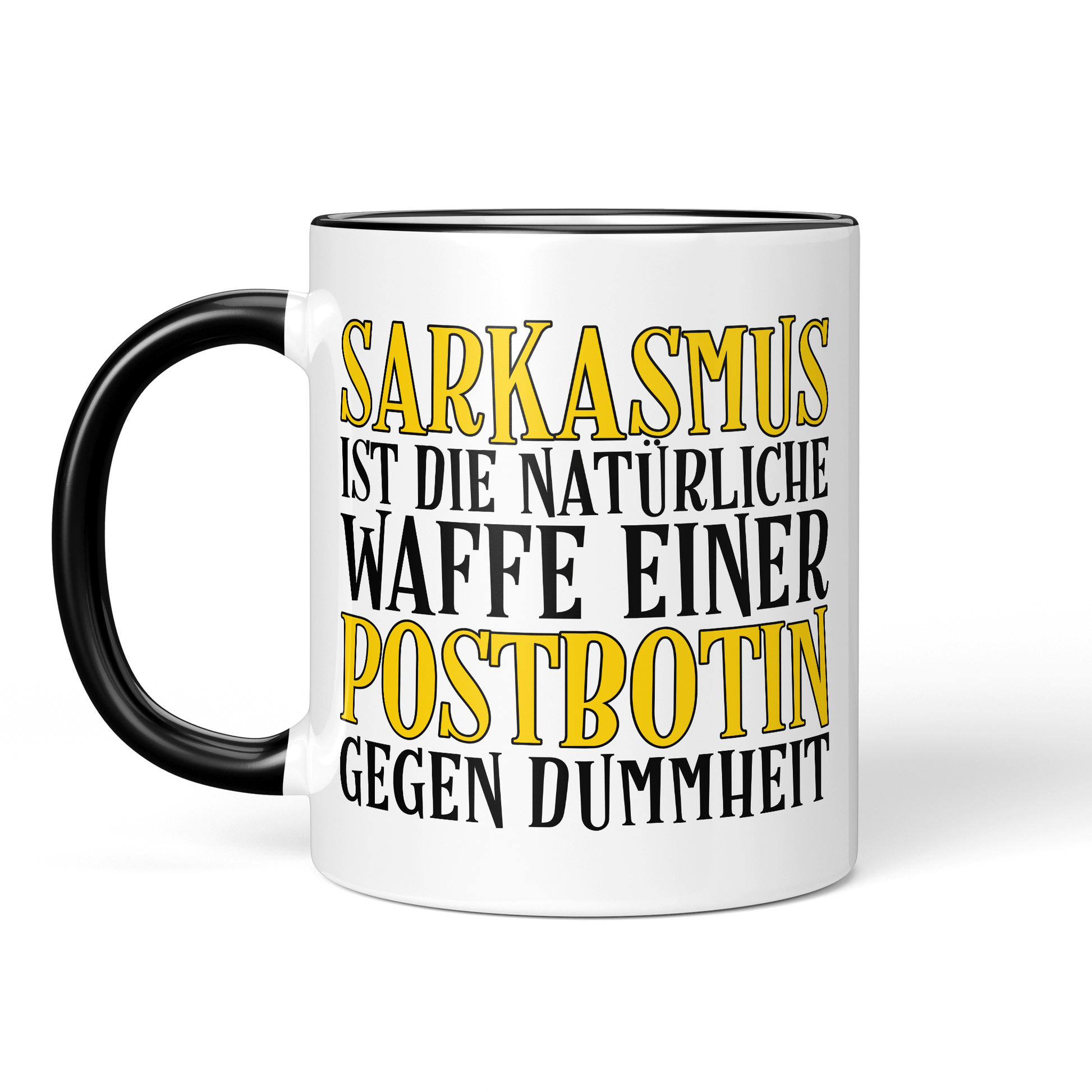 CupHaven® Postbote Tasse - Sarkasmus einer Postbotin - Geschenk für Postboten und Postbotinnen