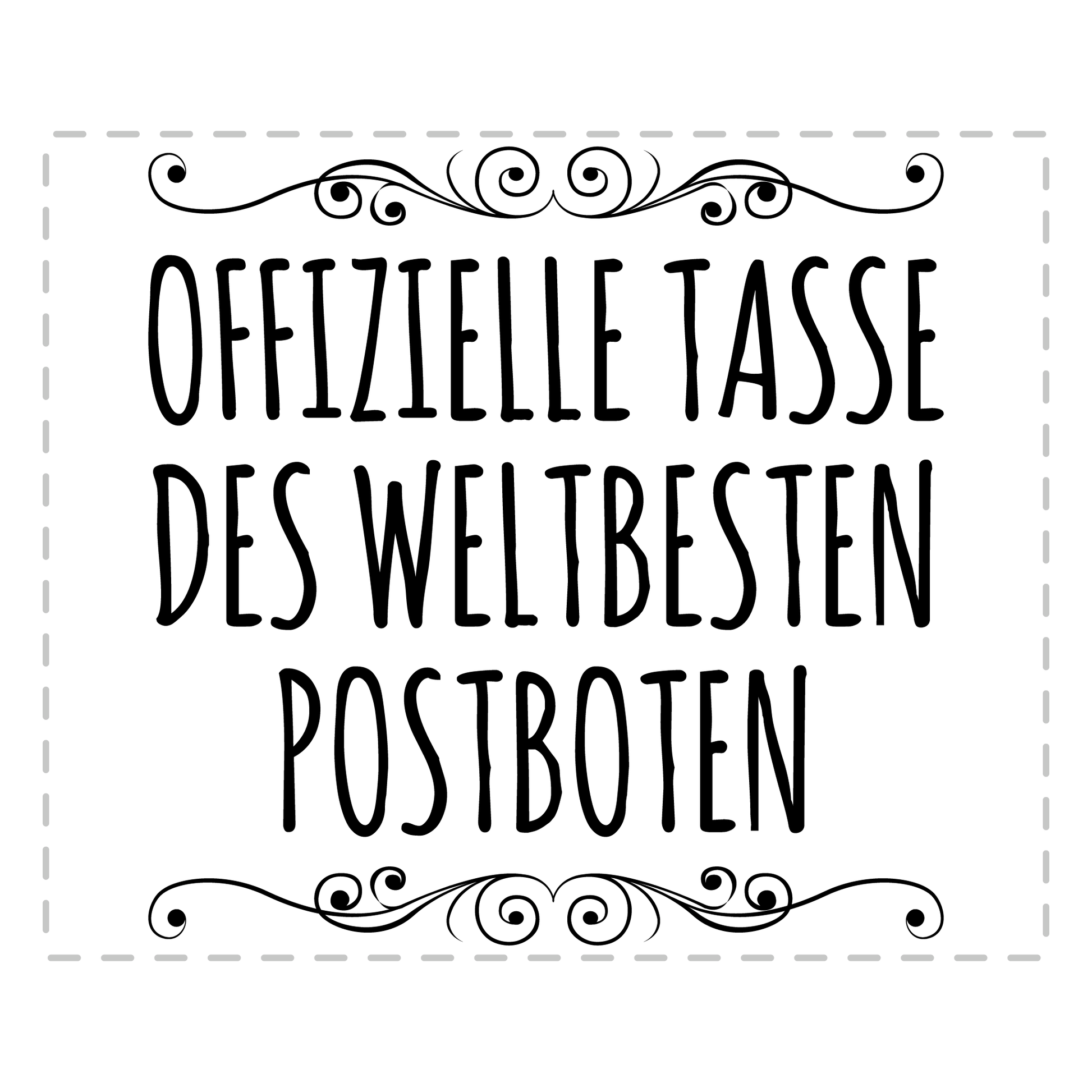 Postbote Tasse - Weltbester Postbote (Briefträger, Zusteller, Geschenk)