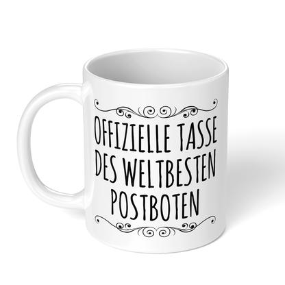 CupHaven® Postbote Tasse - Weltbester Postbote - Geschenk für Postboten und Postbotinnen