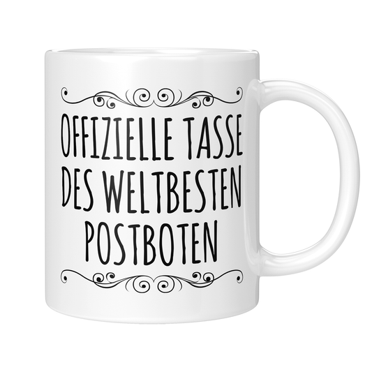 Postbote Tasse - Weltbester Postbote (Briefträger, Zusteller, Geschenk)