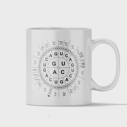 CupHaven Biologie Tasse - Code-Sonne - Geschenk für Biologen, Biochemiker und Genetiker