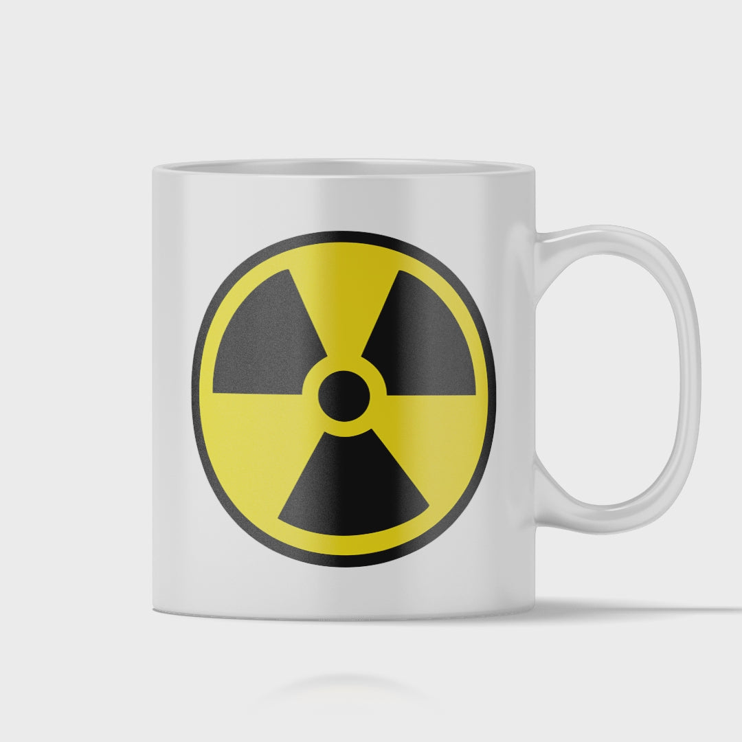 CupHaven® Radioaktiv Tasse - Strahlungssymbol / Radioaktivität - Geschenk für Wissenschaftler, Nerds und Geeks