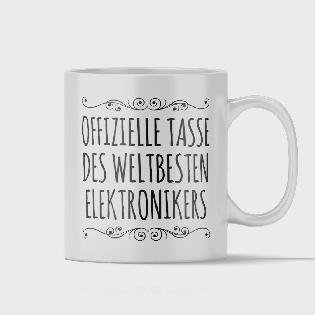 Elektroniker Tasse - Weltbester Elektroniker (Elektronikerin, Geschenk)