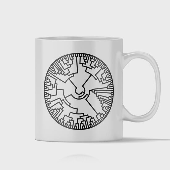 Biologie Tasse - Phylogenetischer Stammbaum (Genetik, Evolution, Phylogenie, Geschenk)